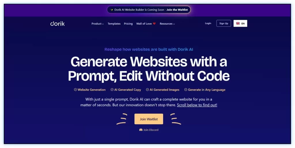 dorik ai website builder techadeptlycom