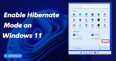 how to enable hibernate on windows 11 blog post feature image