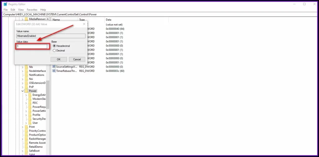 method-3-of-enabling-hibrante-option-in-windows-11-change-regedit