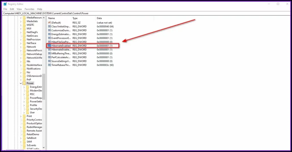 method-3-of-enabling-hibrnate-option-in-windows-11-using-regedit