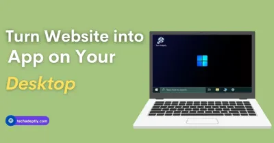 blog post feature image of turning a website into desktop app in