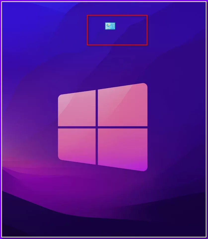folder icon has turned into control panel icon in god mode procedure in windows 11