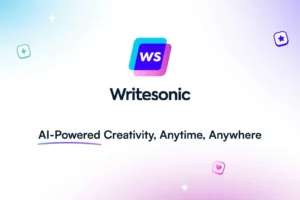 writesonic ai logo mark
