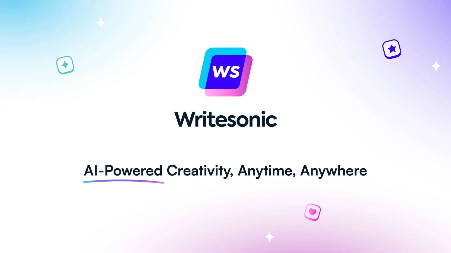 writesonic ai logo mark